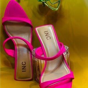 INC International Concepts Women's Hot Pink Heels
